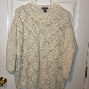 Cream Knit Sweater